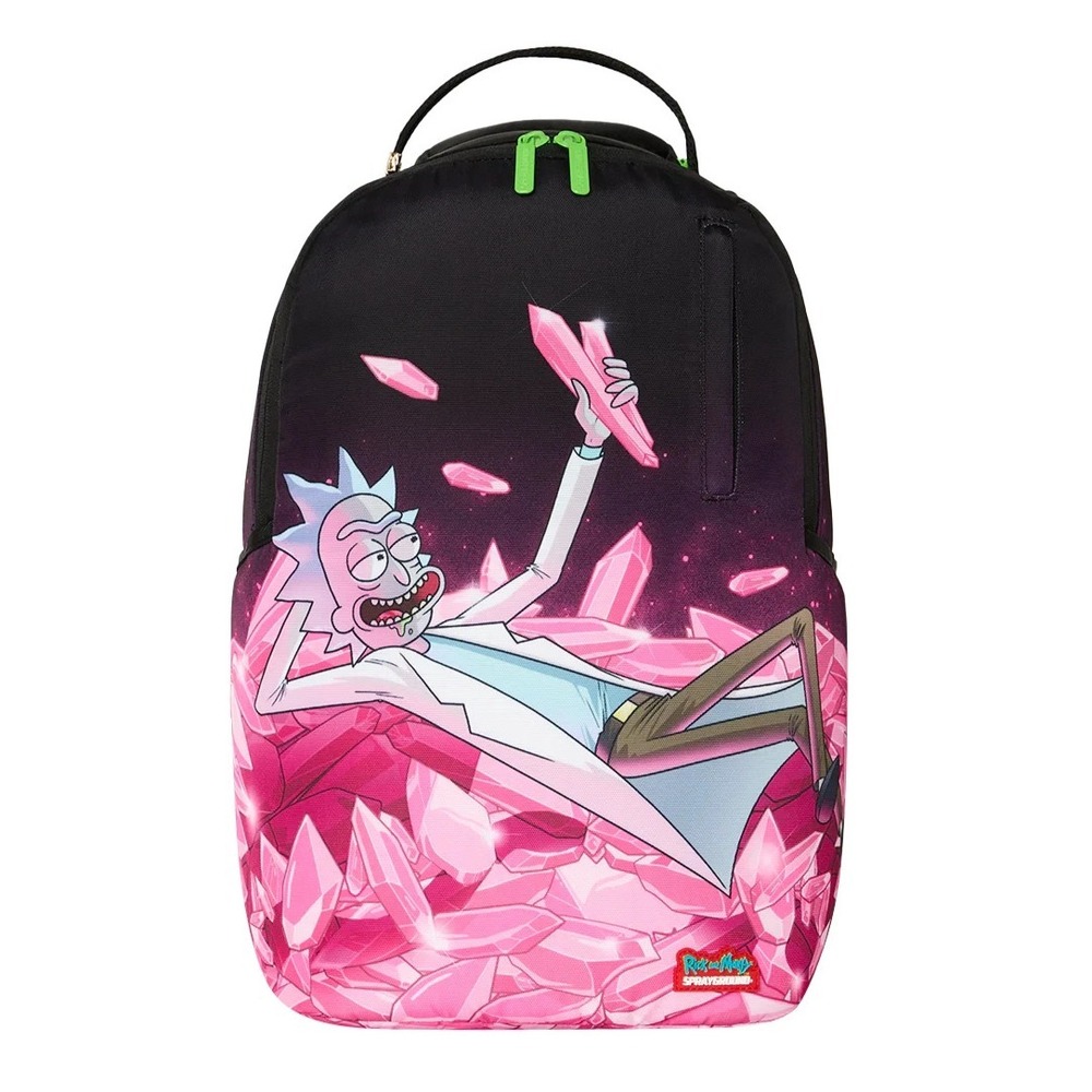Sprayground Rick and Morty Kalaxian Crystal Shark Backpack Exclusive